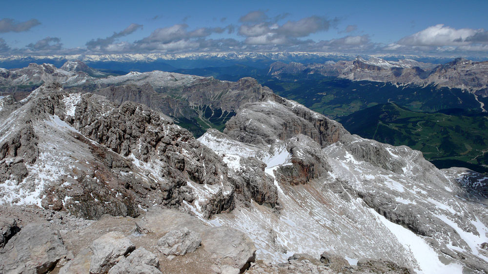 piz boe090.JPG - Der Aufstiegsweg über den Grat